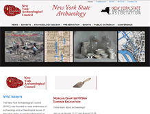 Tablet Screenshot of nysarchaeology.org